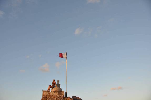 No alto do Forte Louis, em Marigot - St. Martin (Caribe)